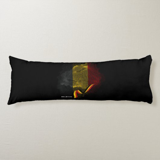 Coussins Longs Drapeau de la Belgique (Devant)