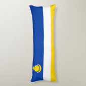 Coussins Longs Drapeau de la Buryatia patriotique (Dos (Vertical))