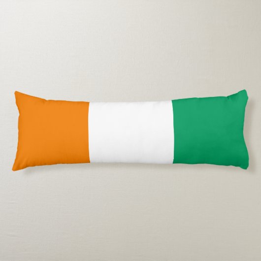 Coussins Longs Drapeau de la Côte d'Ivoire (Devant)