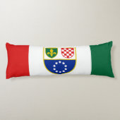 Coussins Longs Drapeau de la Fédération de Bosnie-Herzégovine (Dos)