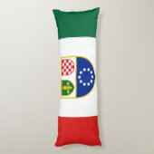 Coussins Longs Drapeau de la Fédération de Bosnie-Herzégovine (Dos (Vertical))