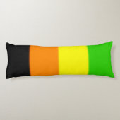 Coussins Longs Drapeau de la Fierté Aromantique (Dos)