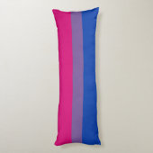 Coussins Longs Drapeau de la fierté bisexuelle (Dos (Vertical))