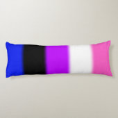 Coussins Longs Drapeau de la Fierté Genderfluide (Dos)