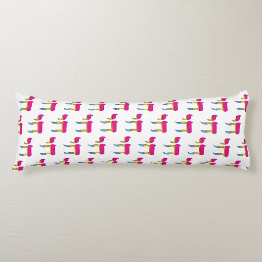 Coussins Longs Drapeau de la fierté Pan Chai (Devant)