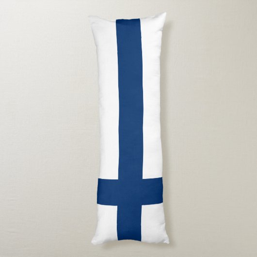 Coussins Longs Drapeau de la Finlande (Dos (Vertical))
