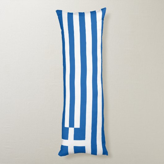 Coussins Longs Drapeau de la Grèce (Dos (Vertical))