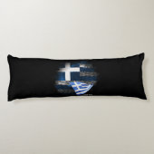 Coussins Longs Drapeau de la Grèce (Dos)