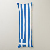 Coussins Longs drapeau de la Grèce (Dos (Vertical))