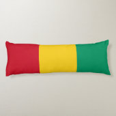 Coussins Longs Drapeau de la Guinée (Dos)