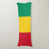 Coussins Longs Drapeau de la Guinée (Devant (Vertical))