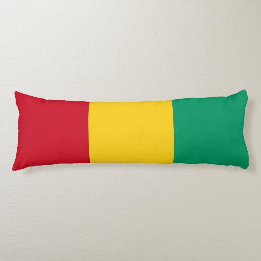 Coussins Longs Drapeau de la Guinée (Devant)