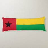 Coussins Longs Drapeau de la Guinée Bissau (Dos)