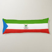 Coussins Longs Drapeau de la Guinée équatoriale (Dos)