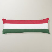 Coussins Longs drapeau de la Hongrie (Dos)