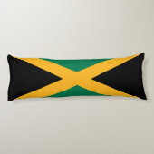 Coussins Longs Drapeau de la Jamaïque (Dos)