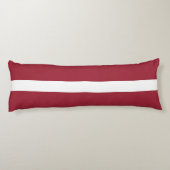 Coussins Longs Drapeau de la Lettonie (Dos)