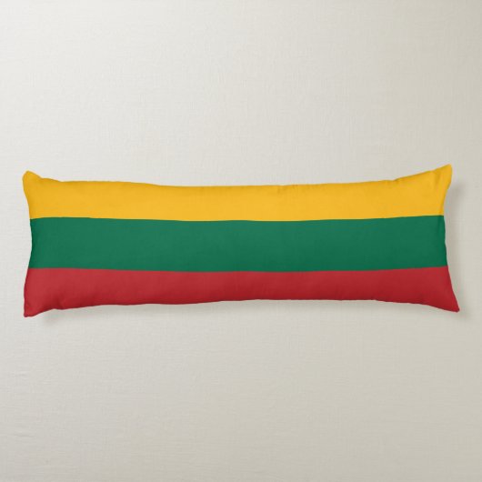 Coussins Longs Drapeau de la Lituanie (Dos)