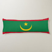 Coussins Longs Drapeau de la Mauritanie (Dos)