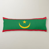 Coussins Longs Drapeau de la Mauritanie (Devant)