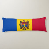 Coussins Longs Drapeau de la Moldavie (Dos)