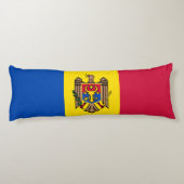 Coussins Longs drapeau de la Moldavie (Dos)