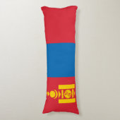Coussins Longs Drapeau de la Mongolie (Devant (Vertical))