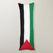 Coussins Longs Drapeau de la Palestine (Dos (Vertical))