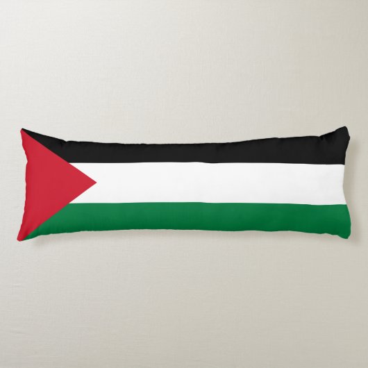 Coussins Longs Drapeau de la Palestine (Devant)