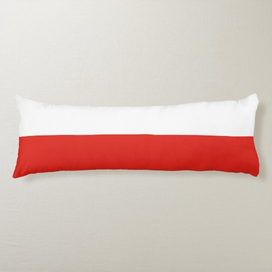 Coussins Longs Drapeau de la Pologne (Devant)
