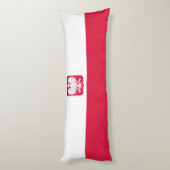 Coussins Longs Drapeau de la Pologne (Dos (Vertical))