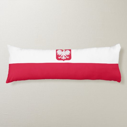 Coussins Longs Drapeau de la Pologne (Devant)