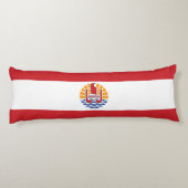 Coussins Longs Drapeau de la Polynésie française (Dos)