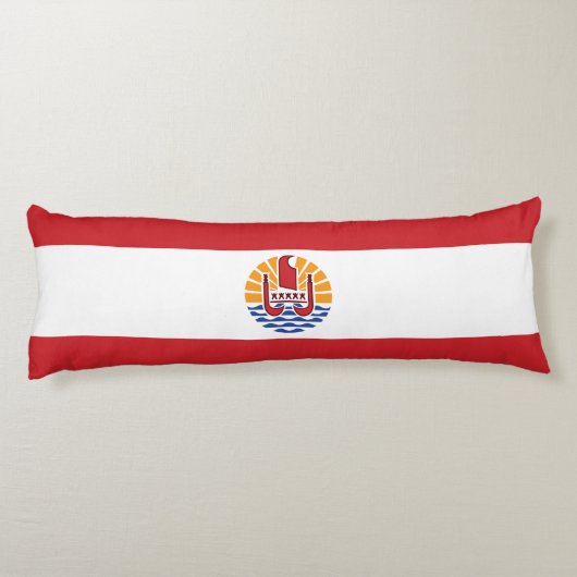 Coussins Longs Drapeau de la Polynésie française (Dos)