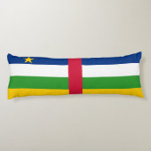 Coussins Longs Drapeau de la République centrafricaine (Dos)