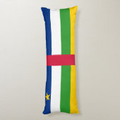 Coussins Longs Drapeau de la République centrafricaine (Dos (Vertical))