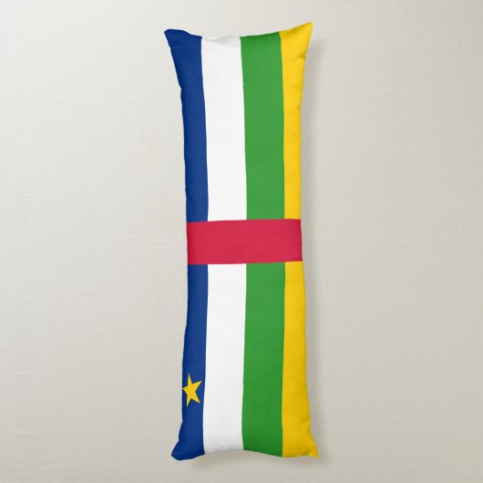 Coussins Longs Drapeau de la République centrafricaine (Dos (Vertical))