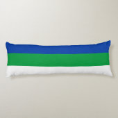 Coussins Longs Drapeau de la République de Komi (Dos)