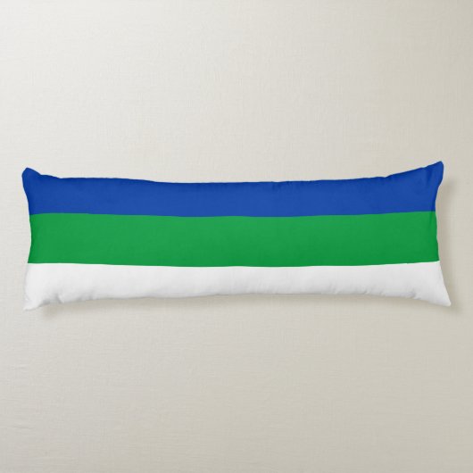 Coussins Longs Drapeau de la République de Komi (Dos)