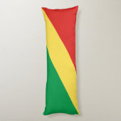 Coussins Longs Drapeau de la République du Congo (Dos (Vertical))