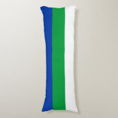 Coussins Longs Drapeau de la République Komi (Devant (Vertical))