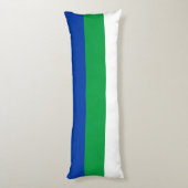 Coussins Longs Drapeau de la République Komi (Dos (Vertical))