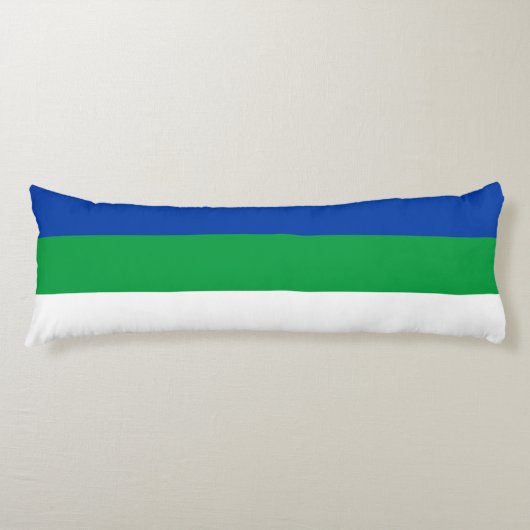 Coussins Longs Drapeau de la République Komi (Devant)
