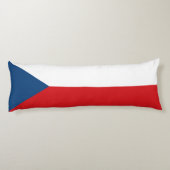Coussins Longs Drapeau de la République tchèque (Dos)