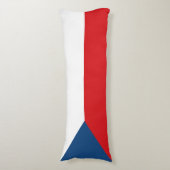 Coussins Longs Drapeau de la République tchèque (Devant (Vertical))