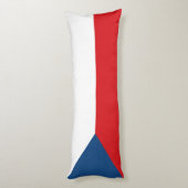 Coussins Longs Drapeau de la République tchèque (Dos (Vertical))