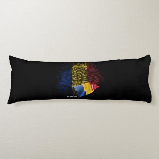 Coussins Longs Drapeau de la Roumanie (Devant)