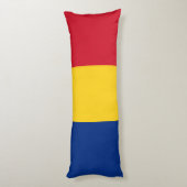 Coussins Longs Drapeau de la Roumanie (Dos (Vertical))