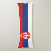 Coussins Longs drapeau de la Serbie (Devant (Vertical))