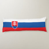 Coussins Longs Drapeau de la Slovaquie (Dos)